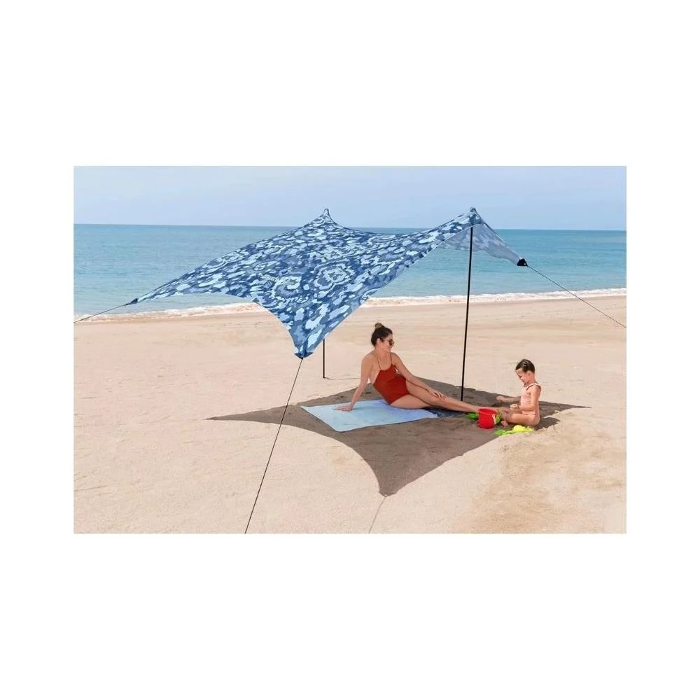 Bestway 68145 Tenda parasole da spiaggia ,4 persone, azzurro, 2,1L x 2,1l x 1,9m