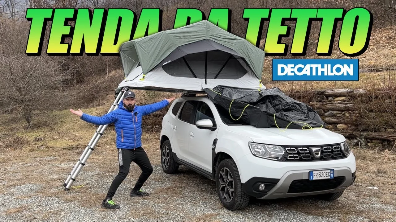 Ho comprato la tenda da tetto di Decathlon