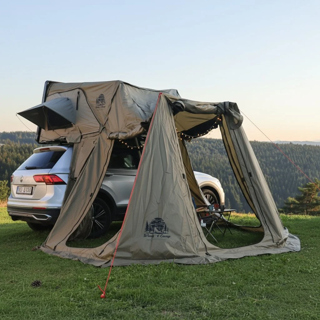 Kit antifurto universale per tenda da tetto – sicurezza rinforzata