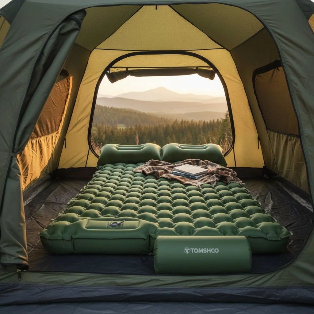 Materasso da campeggio per tenda da tetto gonfiabile – comfort e risparmio di spazio