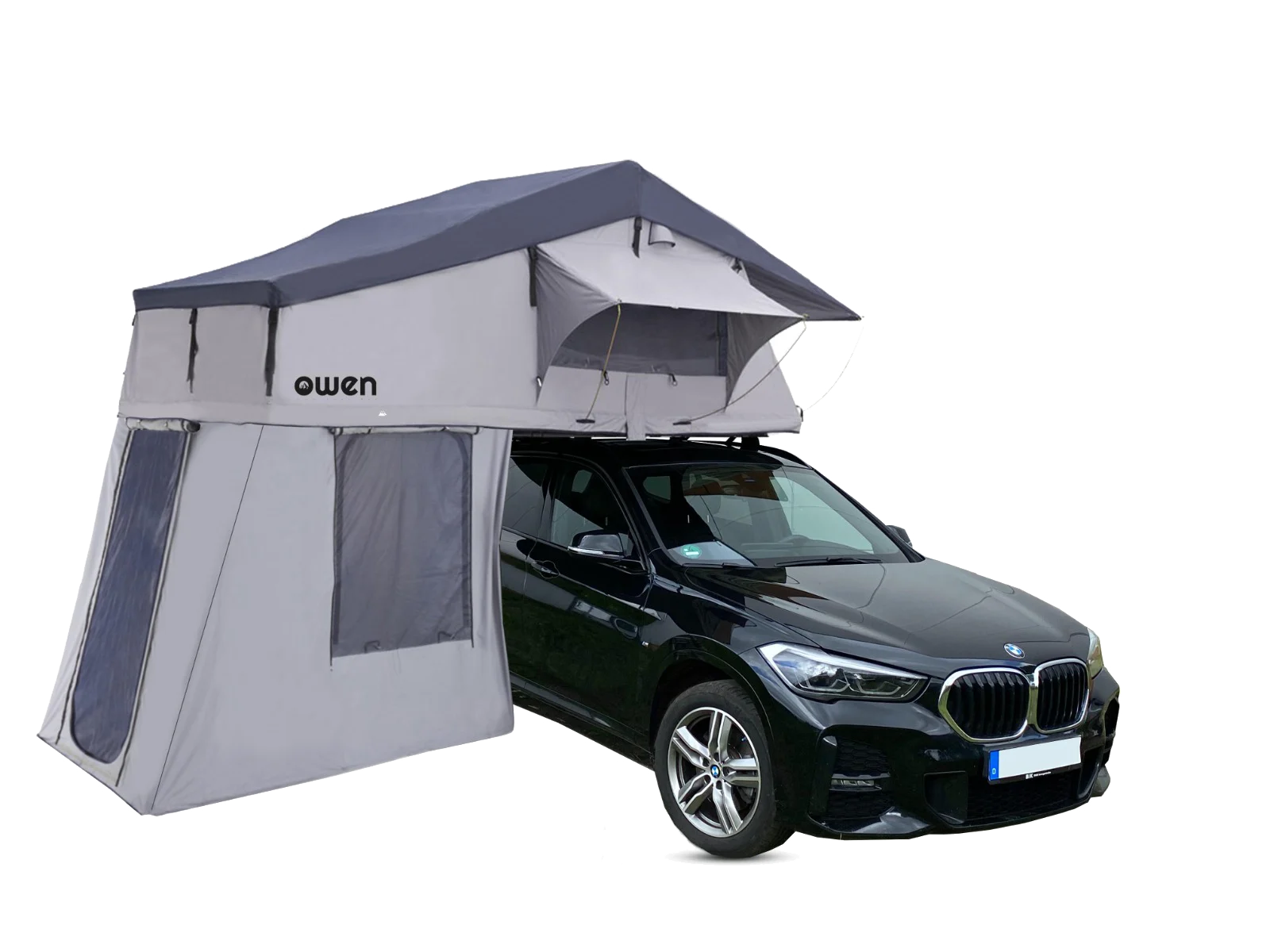 OWEN® two+ pre tenda per tenda da tetto auto grigia