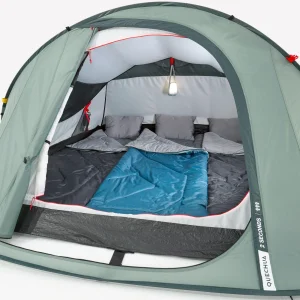 Tenda campeggio 2 SECONDS 3 persone verde | Decathlon