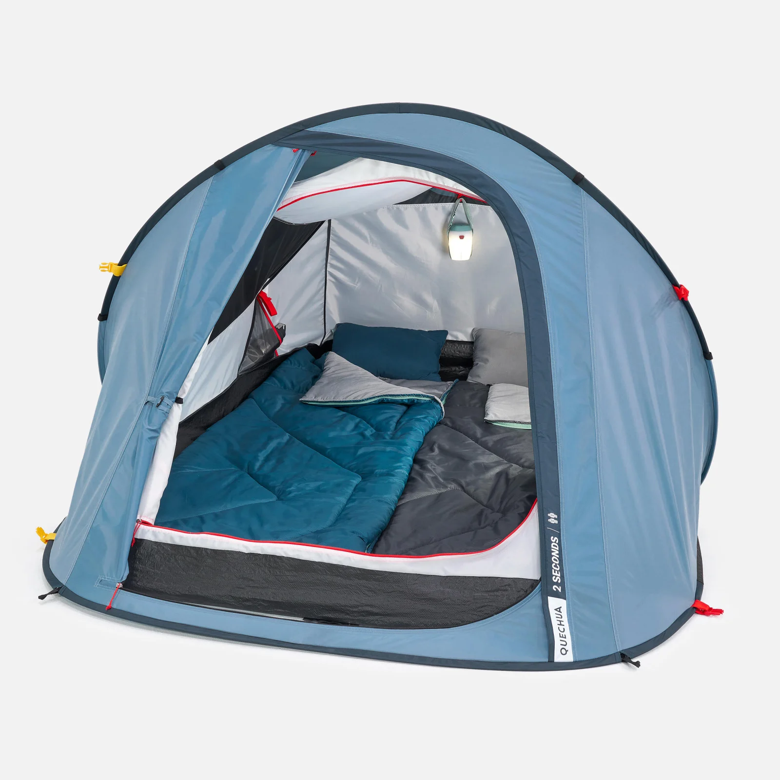 Tenda campeggio 2 SECONDS blu 2 persone | Decathlon
