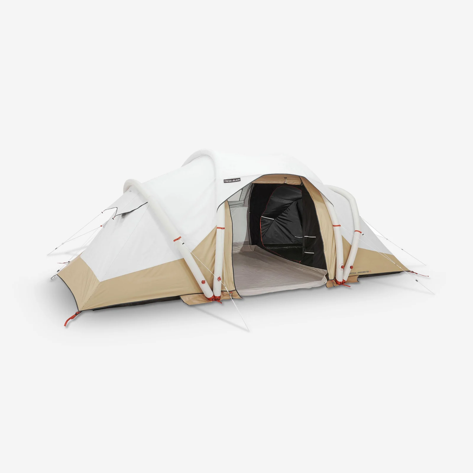 Tenda campeggio gonfiabile AIR SECONDS 4.2 FRESH&BLACK | 4 POSTI | 2 CAMERE