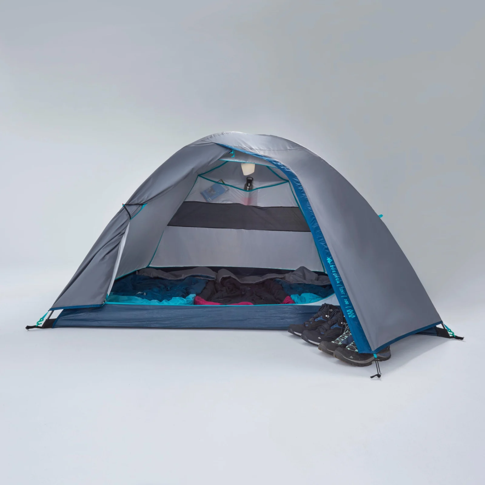 Tenda campeggio MH100 3 persone | grigia