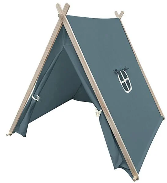 Tenda canadese blu in legno Vilac La Tana del Bianconiglio