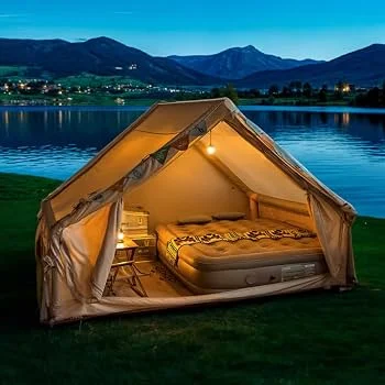 Tenda da Campeggio con Installazione Istantanea, Tenda Gonfiabile Grande per 2 3 Persone, Tende Familiari per Il Campeggio Allestite in 3 Minuti, Tende per Campeggio, Festival, Cortile : Amazon.it: Sport e tempo libero