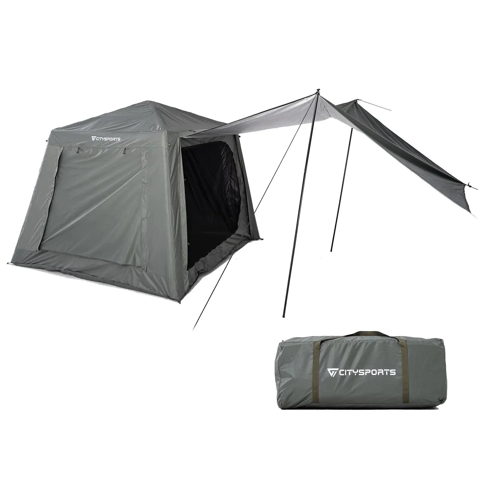 Tenda da Campeggio Gonfiabile con Pompa a Mano Facile da Montare Impermeabile