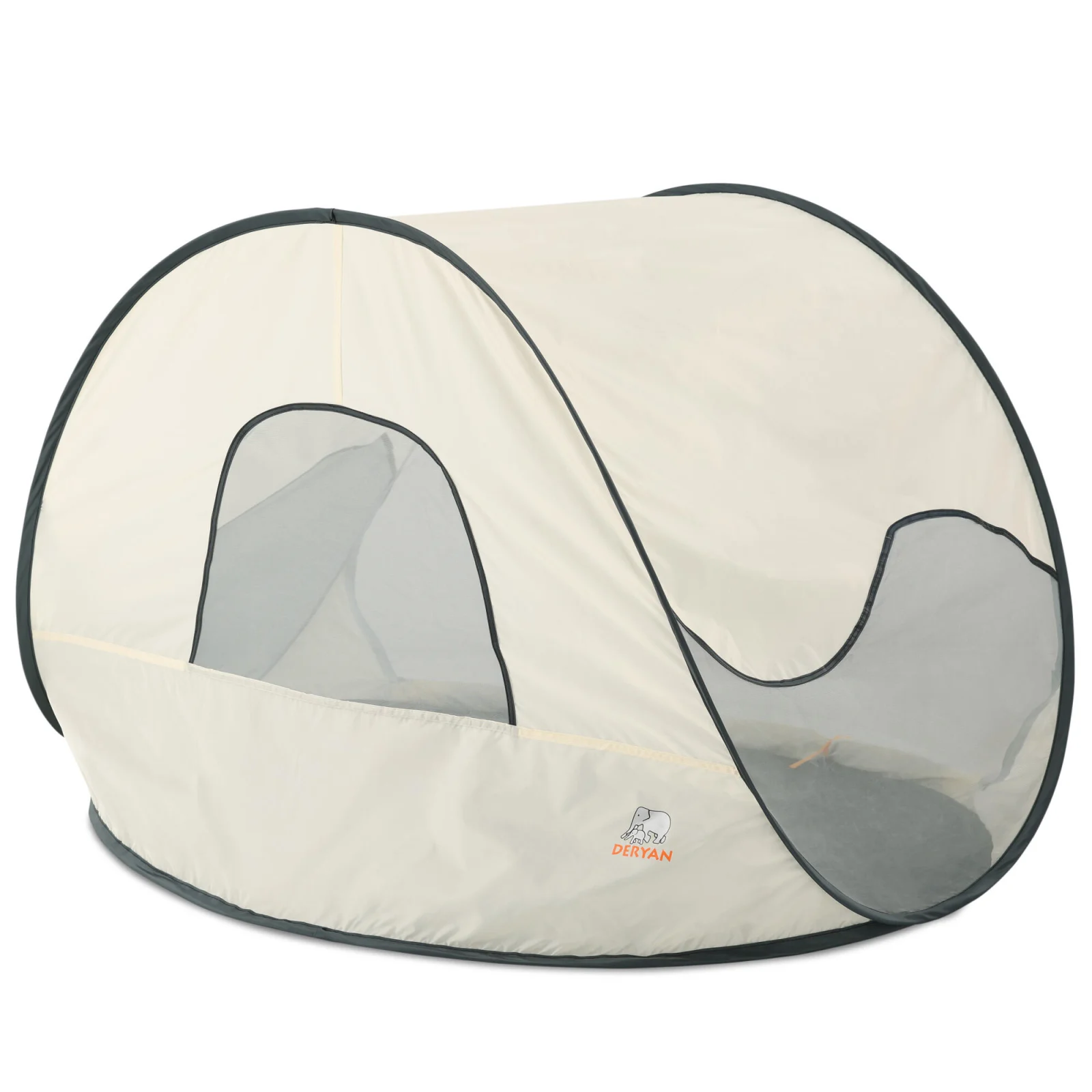 Tenda da spiaggia Pop Up di Lusso Leggera Protezione UV 50+ Crema