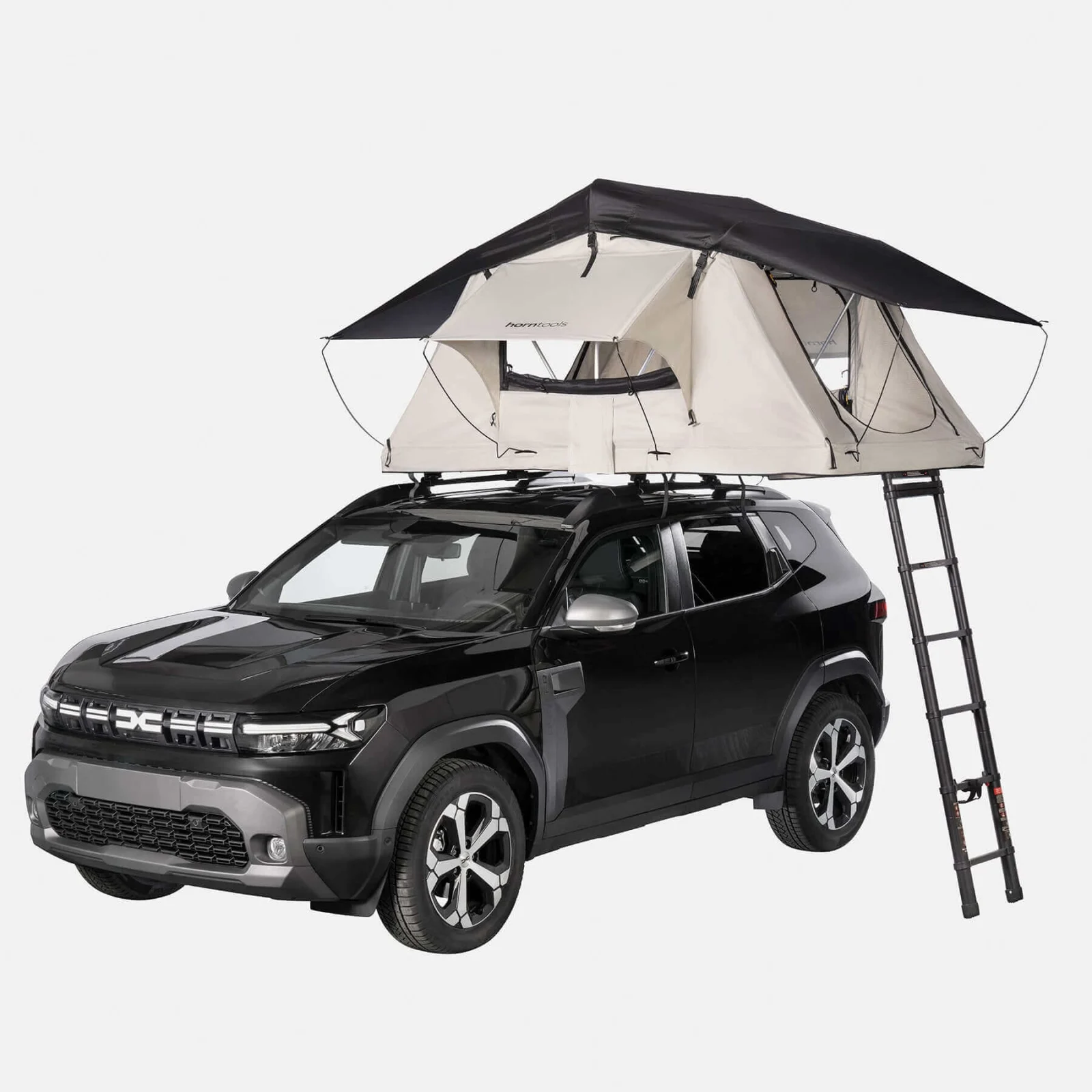 Tenda da tetto Track per 2 persone 130 cm Con tenda da sole