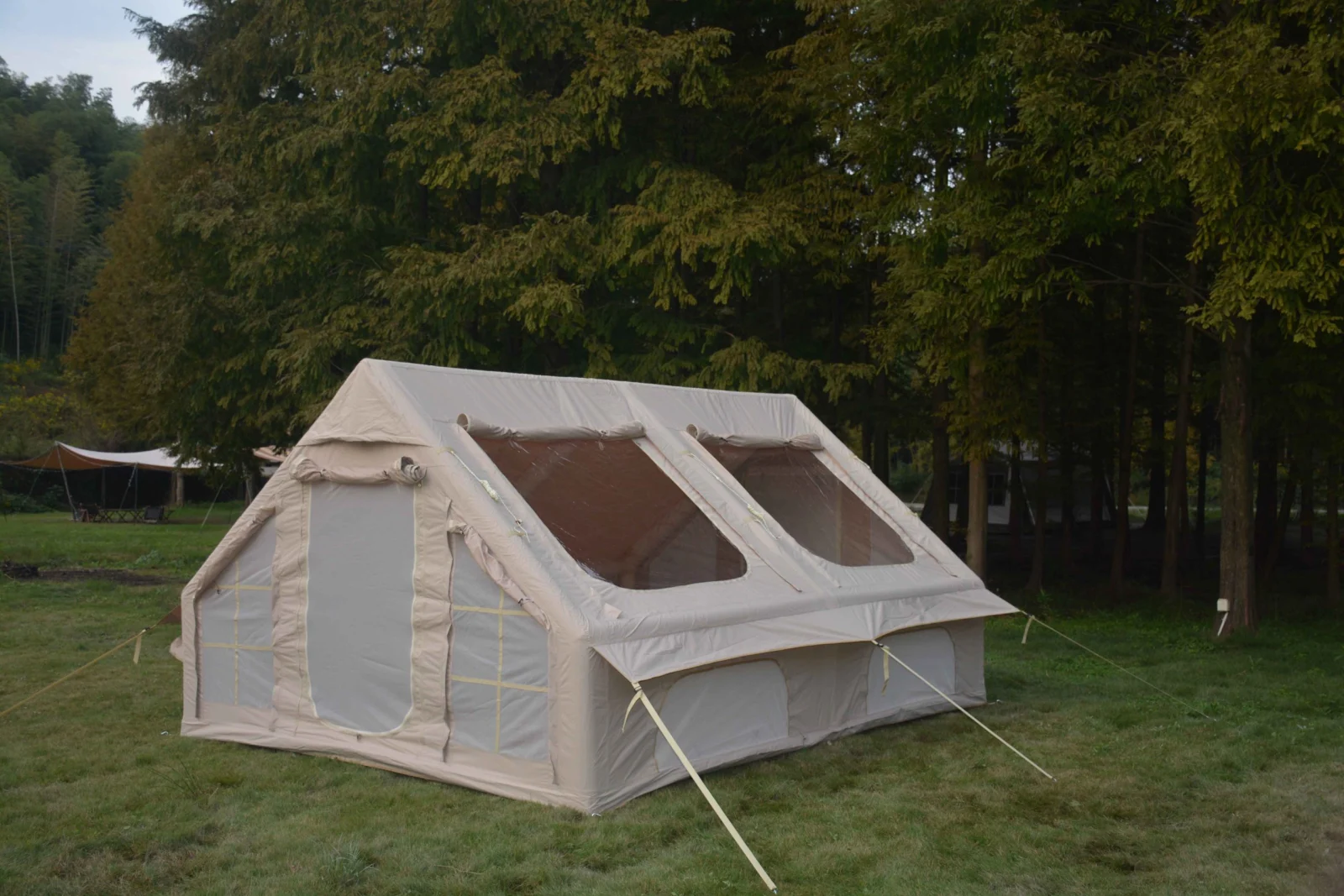 Tenda Gonfiabile Grande per 7 8 Persone Tessuto Elastico 300D, Montaggio Facile in 5 Minuti, Migliore Ventilazione