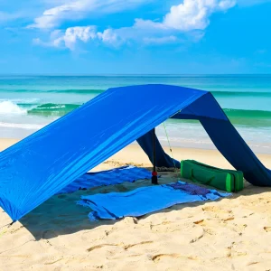 Vela da sole tenda da spiaggia Immagini. | Velabog