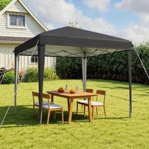YITAHOME Gazebo pieghevole 3x3m, tenda impermeabile con borsa e 4 sacchi di sabbia, per feste e campeggio, nero